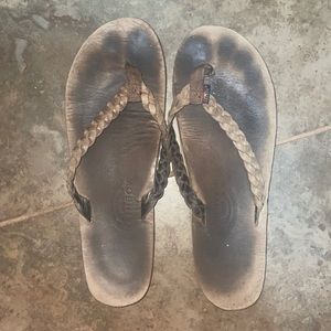 Rainbow Flip Flops fit 8-8.5